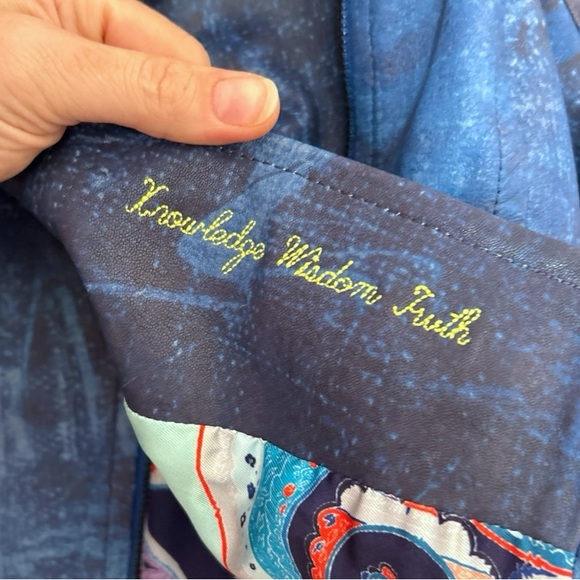 NWT Robert Graham Leather Moto Jacket Medium - Picture 10 of 16